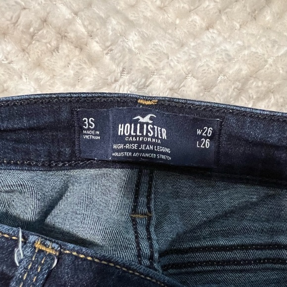 Navy high-rise skinny jeans - Picture 3 of 3